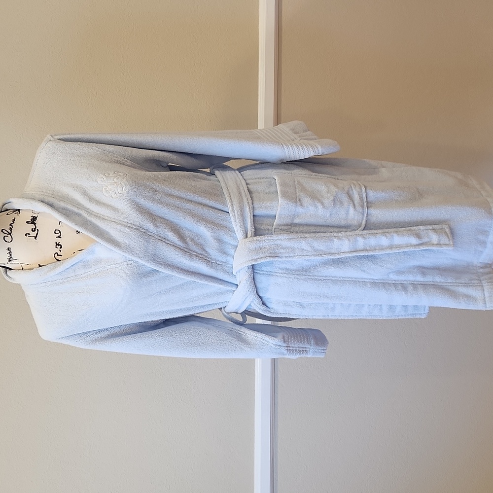 Ralph Lauren Soft Blue Terry Robe